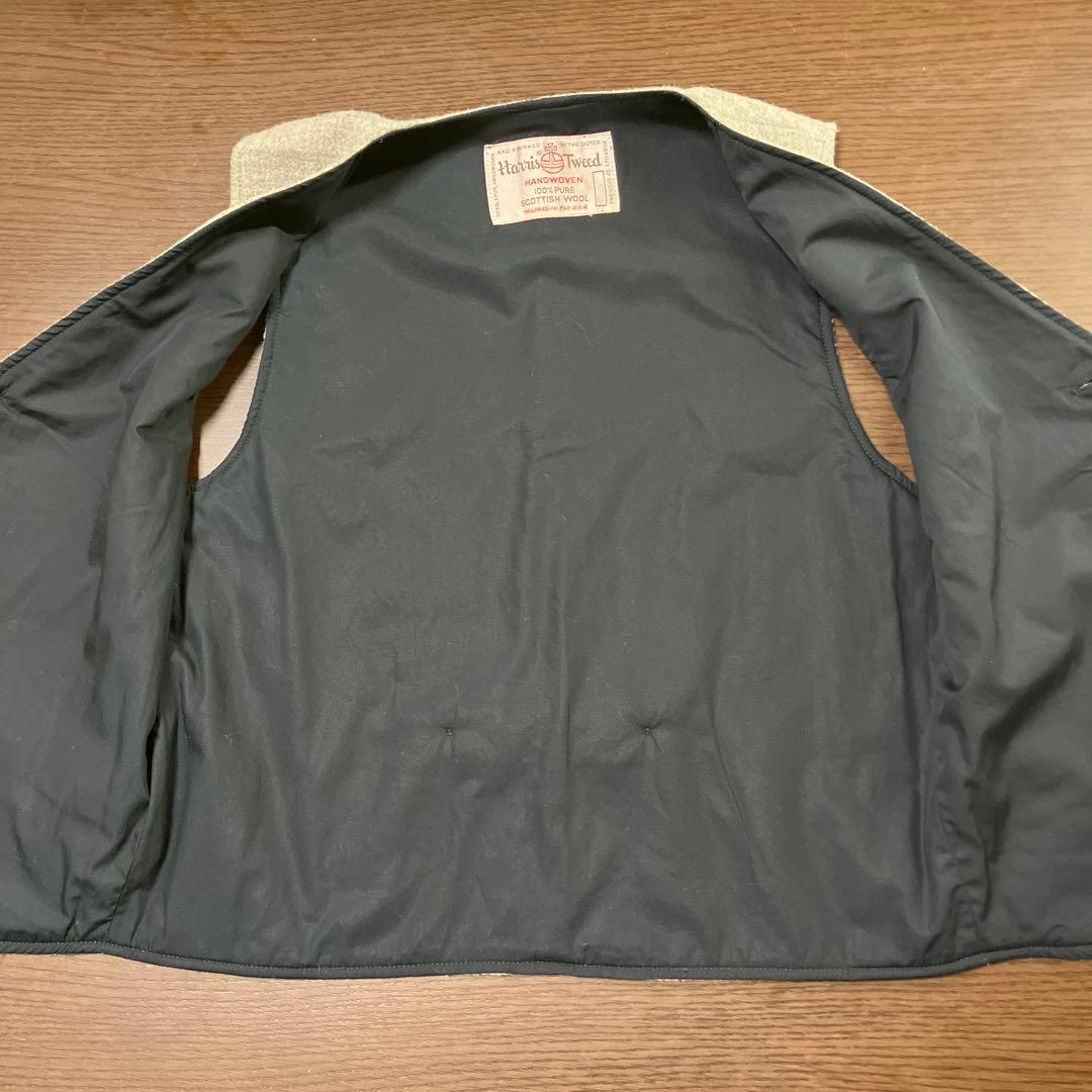 ハリスツイード ベスト HarrisTweed 秋冬 ウール 毛 100% ビジネス ハリス ツイード インナー カジュアル ジレ オッドベスト S/M/L/LL/3L NEVEREND] ハリスツイード ベスト HarrisTweed 秋冬 ウール 毛 100
