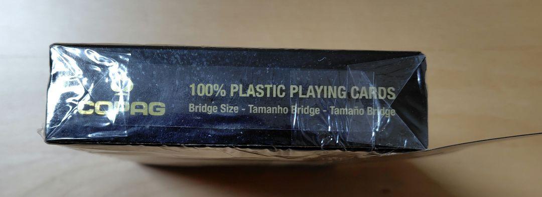 COPAG 100% プラスチック トランプ ブリッジサイズ
