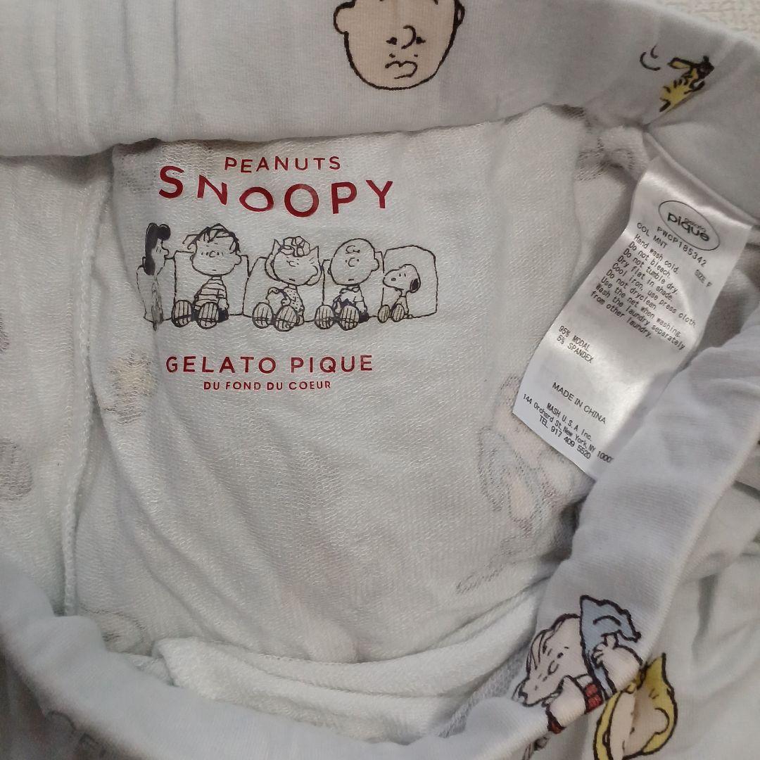 ジェラートピケ　SNOOPY　ルームウェア　フリーサイズ
