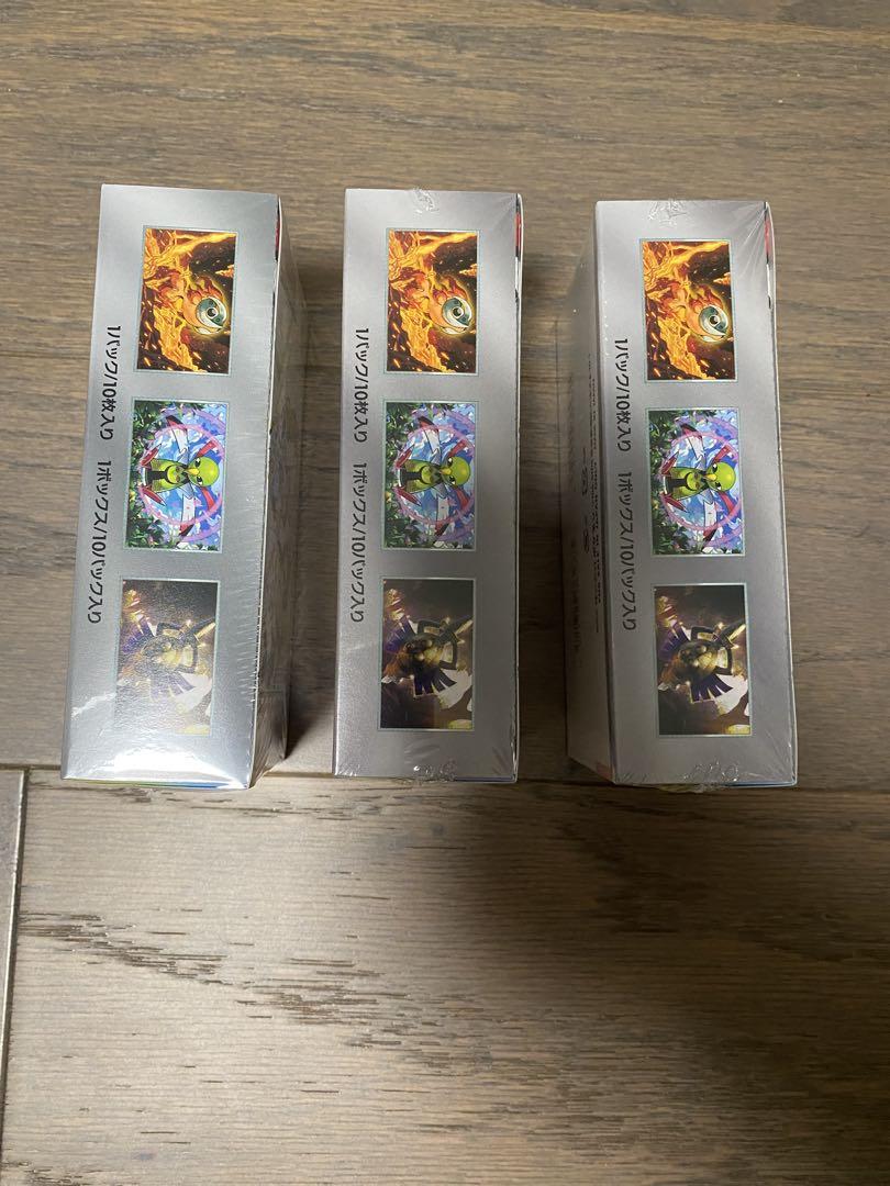 ポケモンカードゲーム テラスタルフェスex 3box新品未開封シュリンク付き