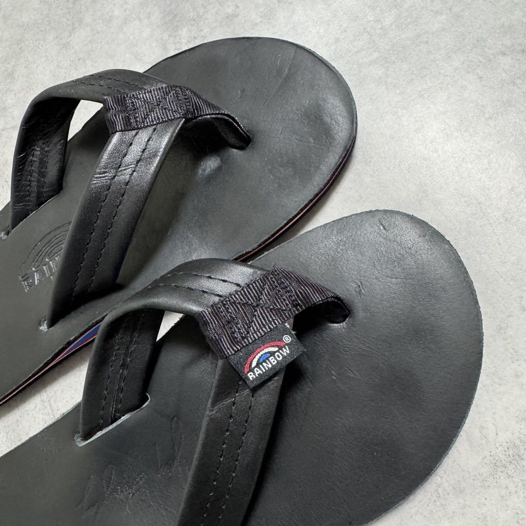 USA製 Rainbow Sandals Black M プレミアレザー USA製 Rainbow Sandals Black M プレミアレザー - メルカリ
