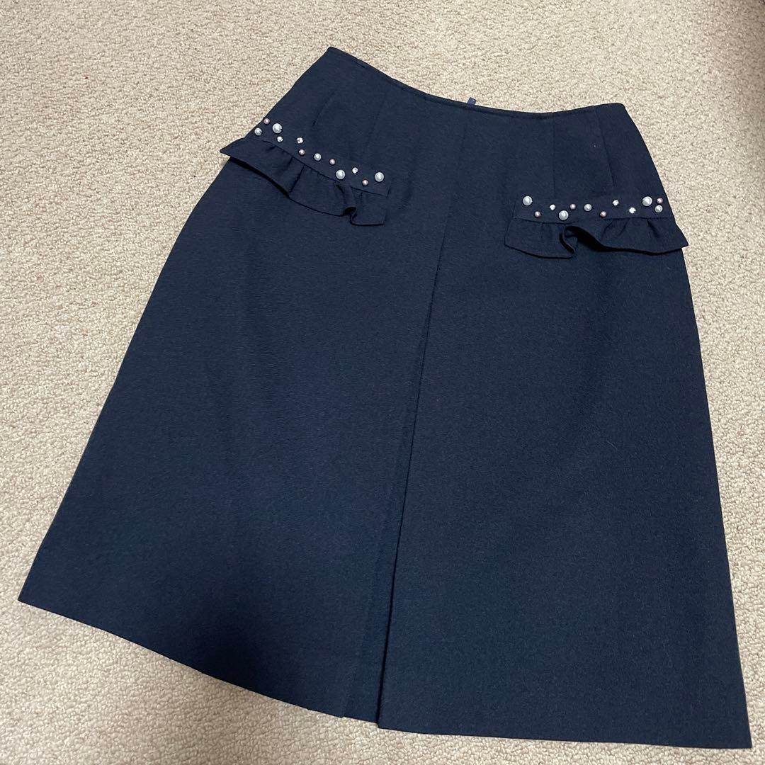 【美品】 Rene 台形スカート　ブラック