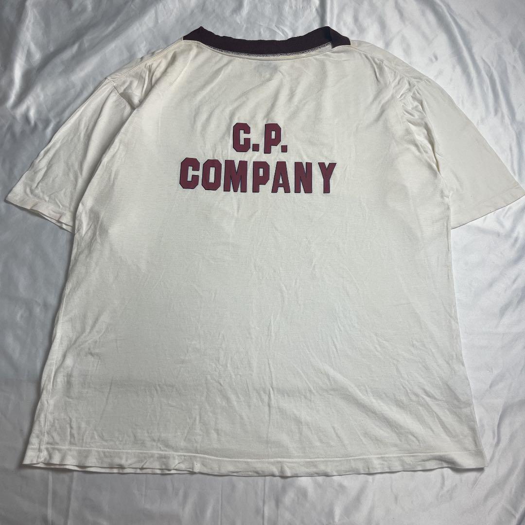 マッシモオスティ期　90s C.P.COMPANY ビッグロゴTシャツ　XL相当