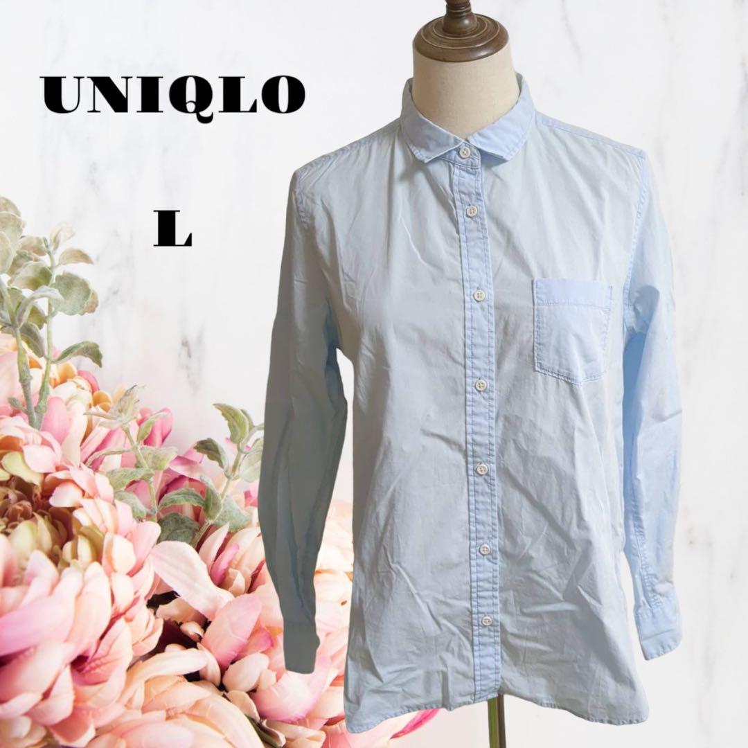 UNIQLO - UNIQLO ユニクロ 長袖ブラウス レディースシャツの通販