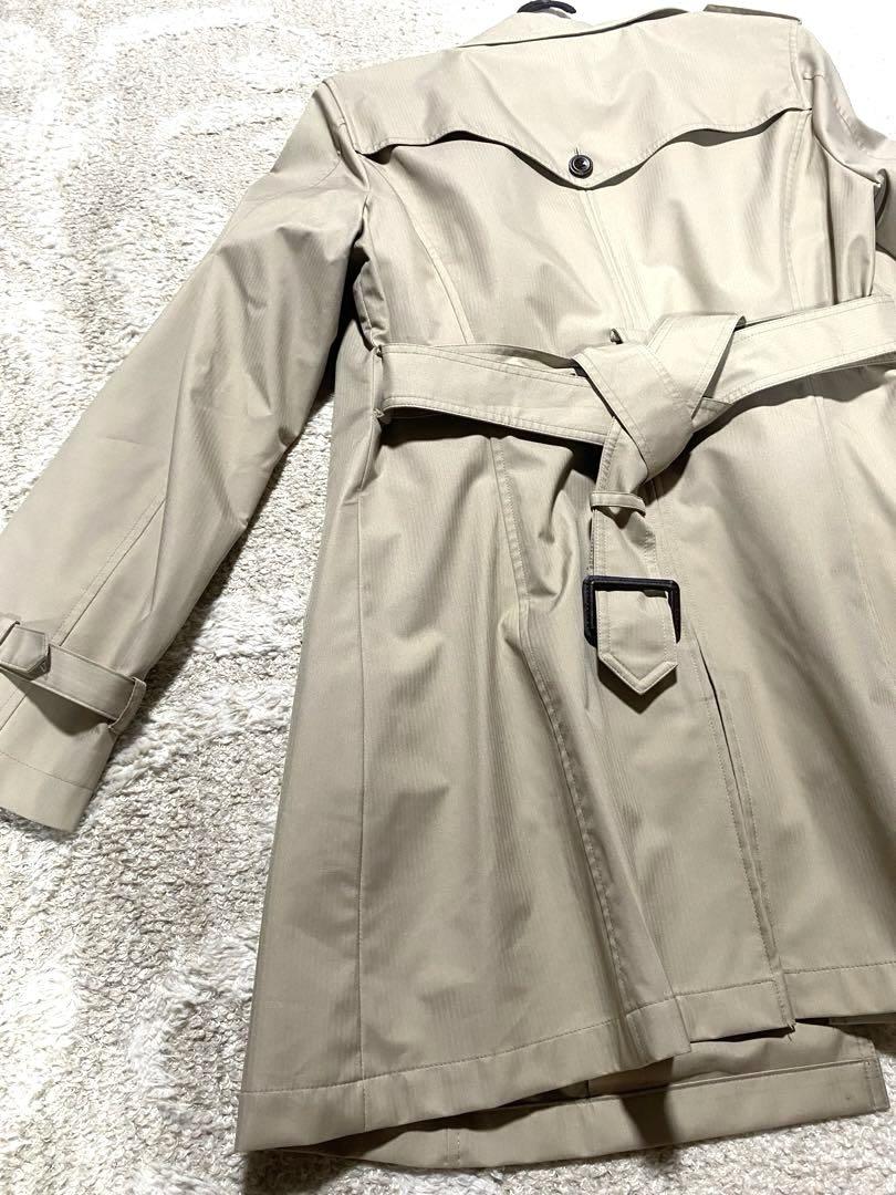 洋服の青山 エヌラインプレシャス ダブルトレンチコート 15号 n-line Precious 撥水加工防風透湿 ダブルトレンチコート｜Yahoo