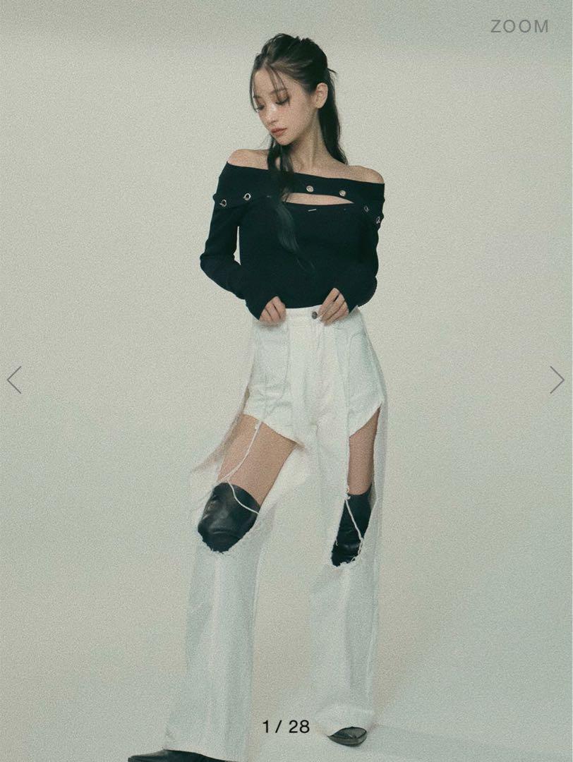 トップス melt the lady handle open knit tops melt the lady handle open knit tops