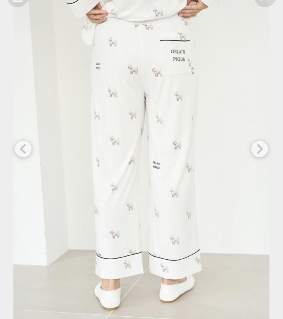 新品未開封　国内正規品　ウエスティ柄Tシャツ　ロングパンツ　ジェラートピケ