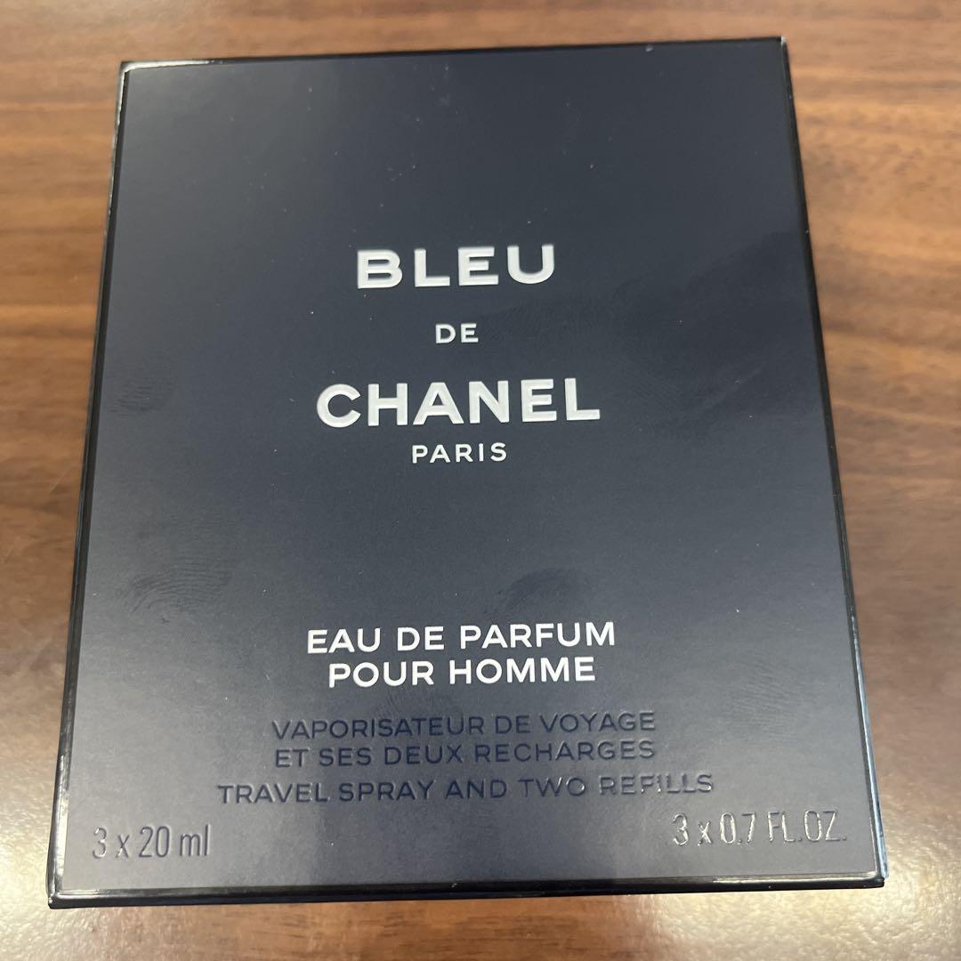 CHANEL ブルー オードゥ パルファム トラベルスプレイ - メルカリ