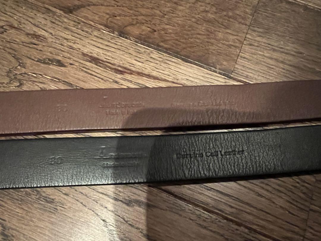 NEAT Anderson’s レザーベルト ブラウン ブラック 2本セット