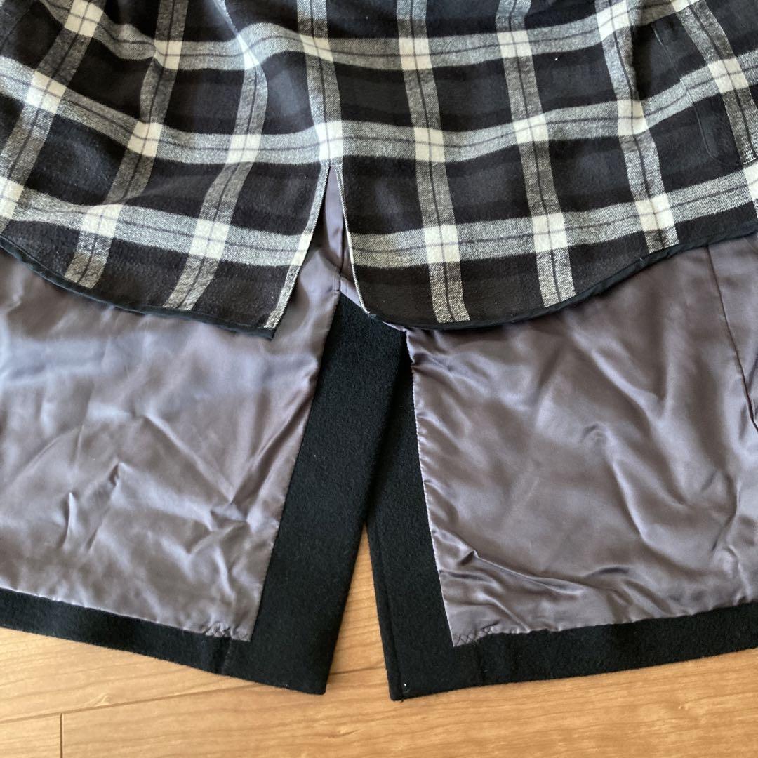 FACTOTUM ファクトタム　アラスカンコート　黒　フード付き　ステンカラー