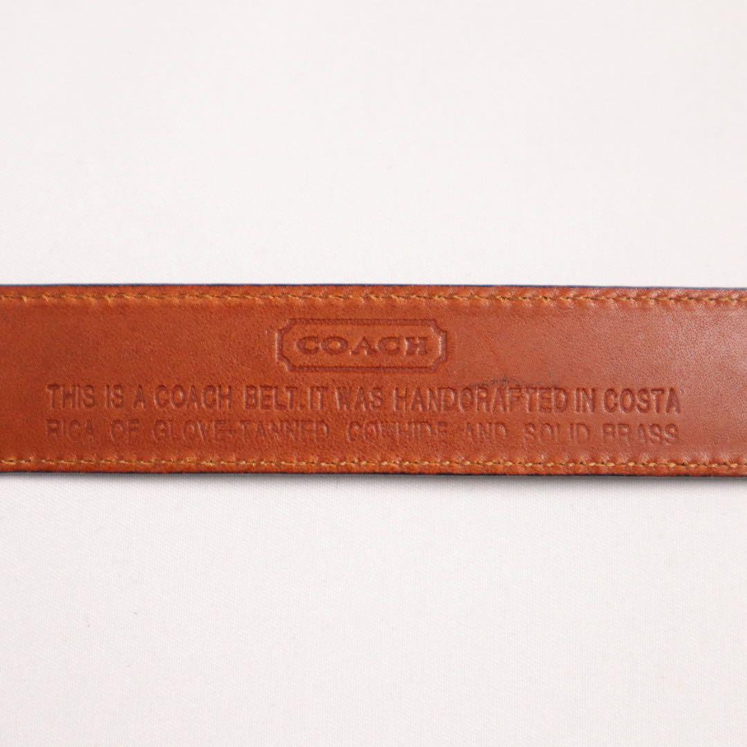 OLD COACH オールドコーチ レザーベルト 本革 ブラック