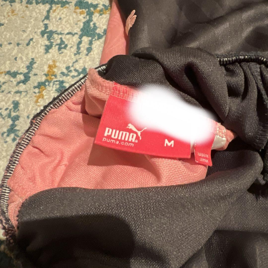 PUMA トラックジャケット セットアップ　グレー/ピンク　S〜M 訳あり