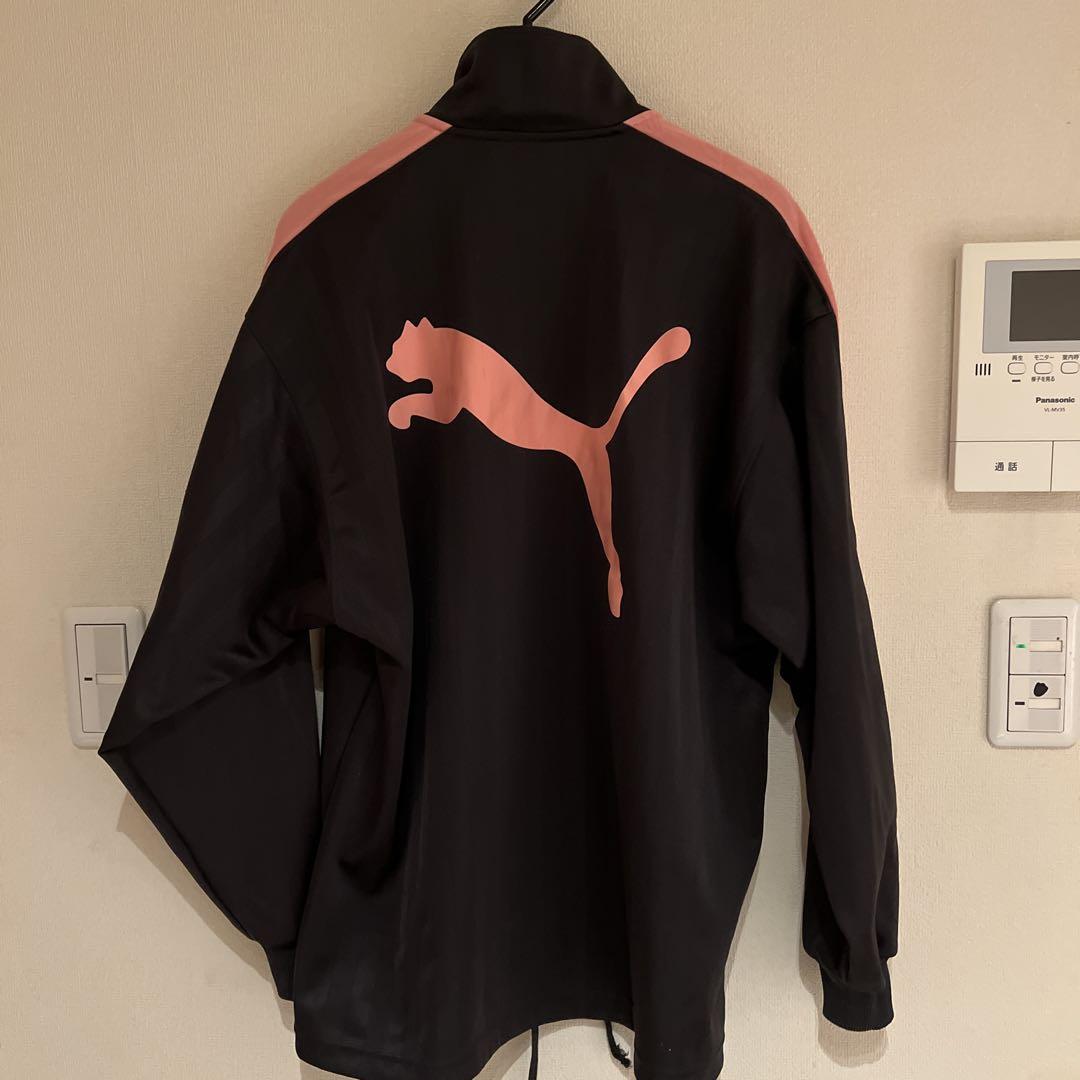 PUMA トラックジャケット セットアップ　グレー/ピンク　S〜M 訳あり