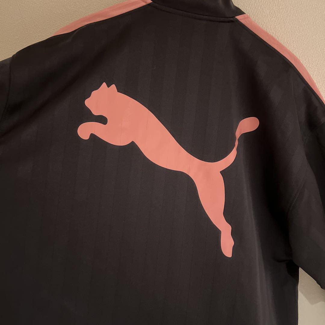 PUMA トラックジャケット セットアップ　グレー/ピンク　S〜M 訳あり