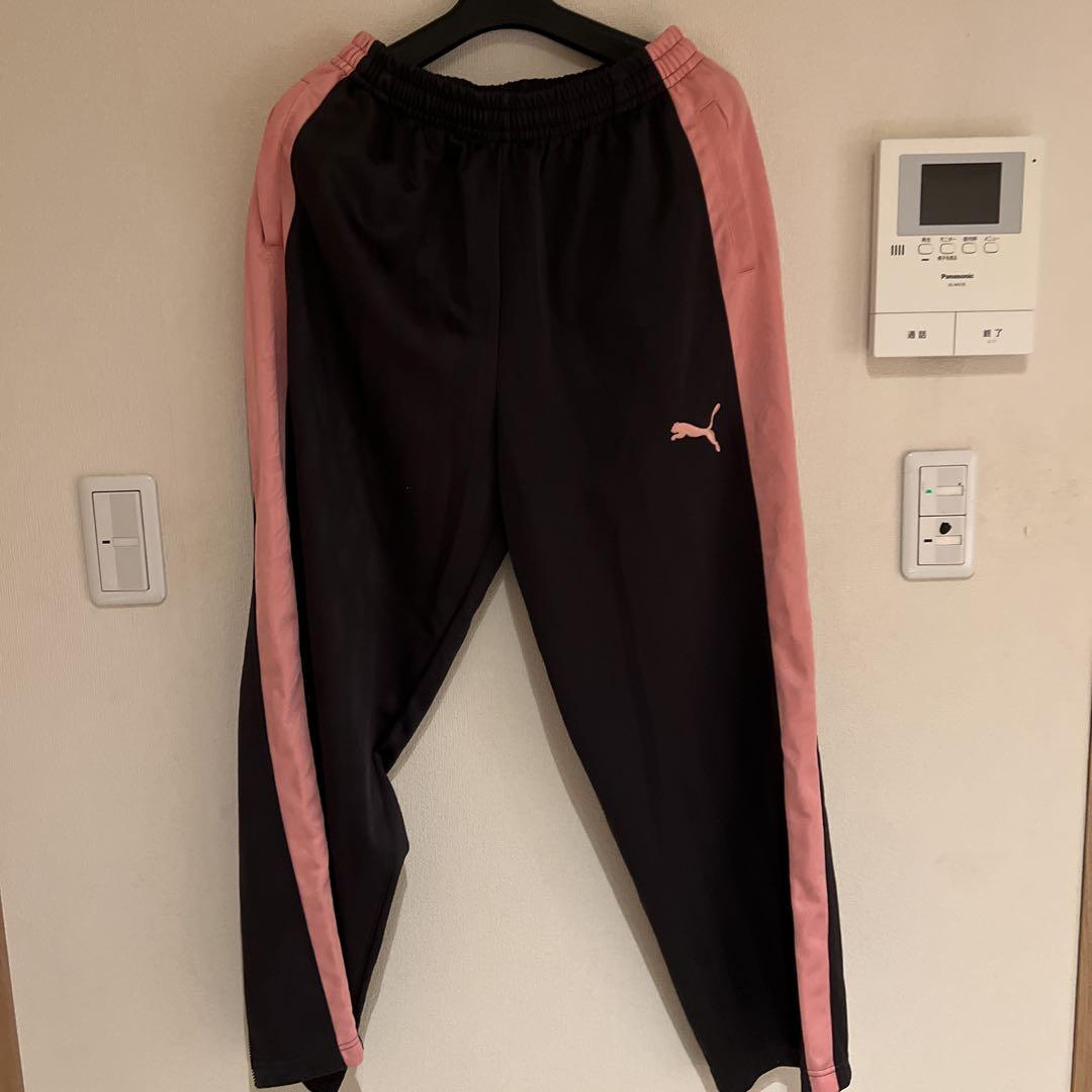 PUMA トラックジャケット セットアップ グレー/ピンク S〜M 訳