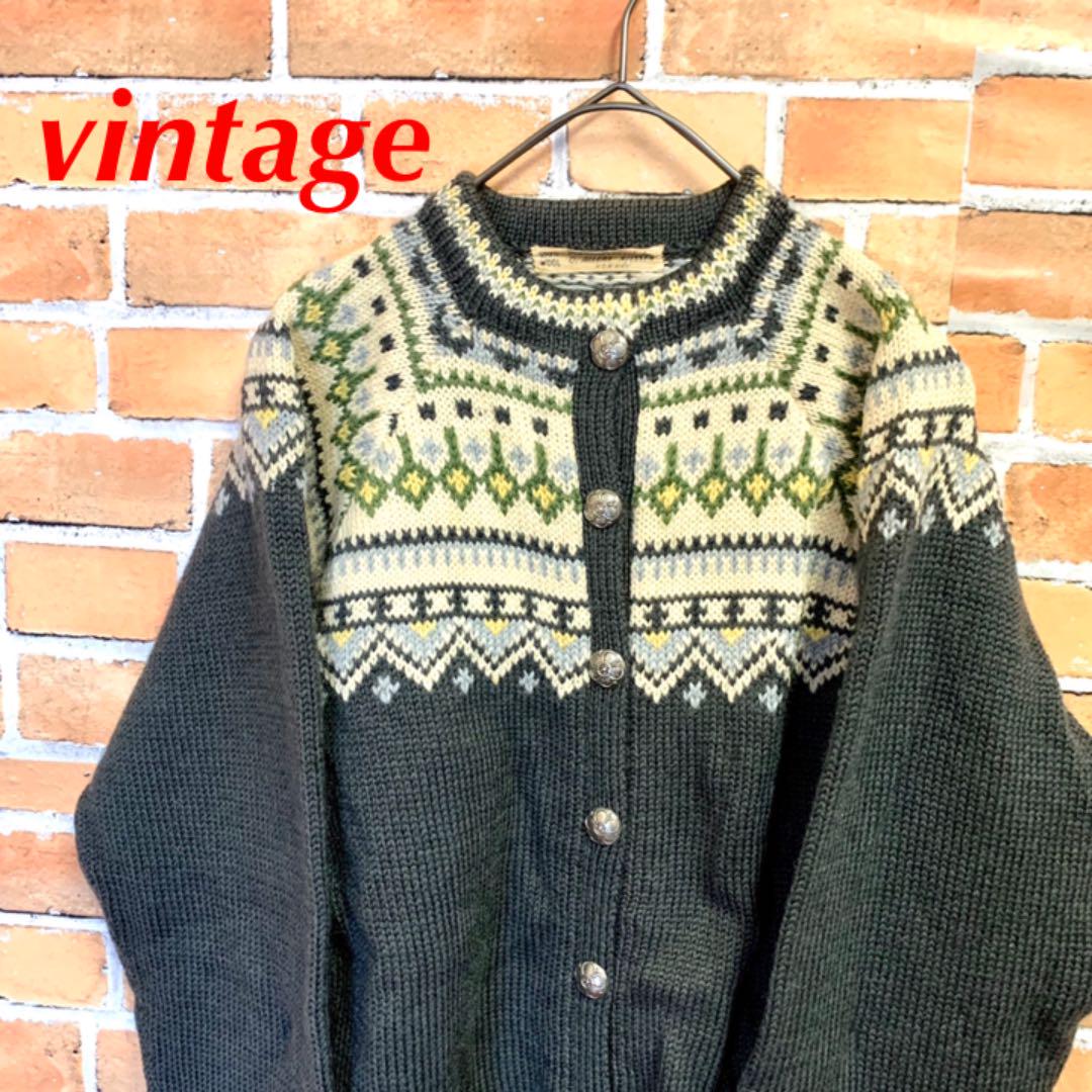 60s 70s 希少 ヴィンテージ ノルウェーセーター メタルボタン 古着 60s 70s 希少 ヴィンテージ ノルウェーセーター メタルボタン 古着