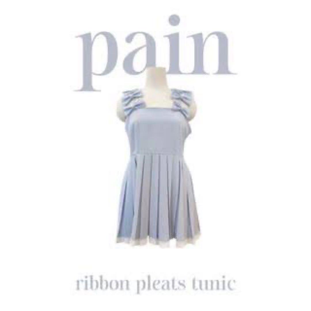 lilLilly pain ୨୧ ribbon pleats tunic