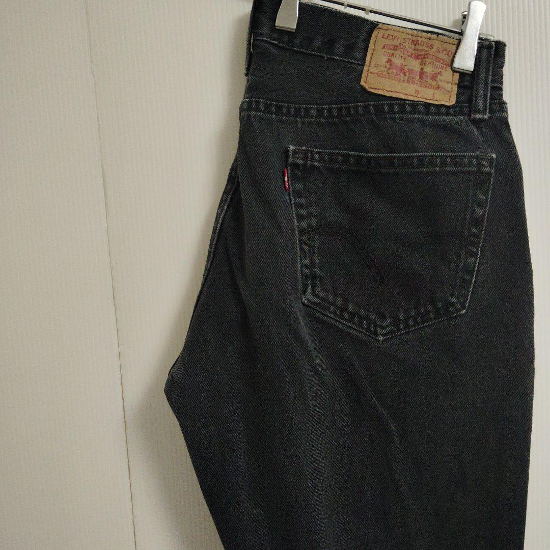 リーバイス 505 テーパード W36 L30 ジーンズ デニムパンツ ブラック