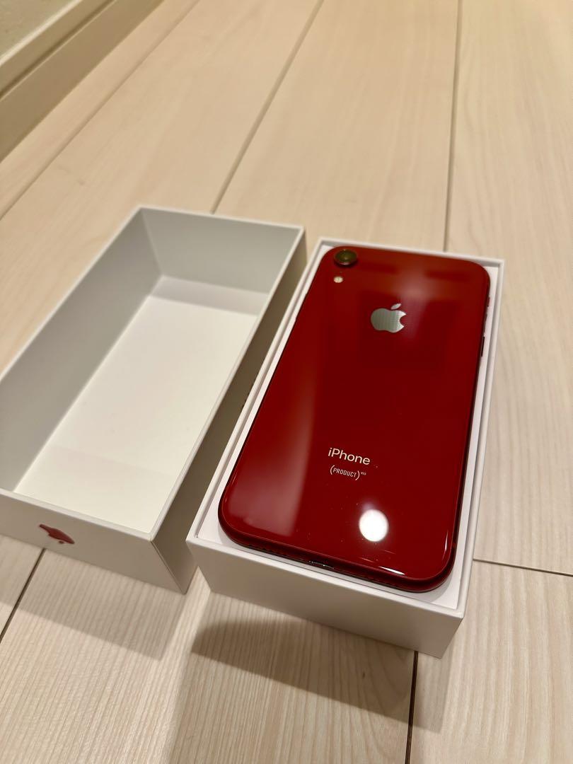 Apple iPhone XR RED 64GB 動作確認済　ジャンク扱い