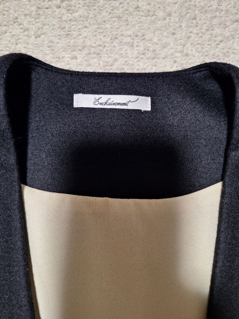 ENCHAINEMENT アンシェヌマン　ウールコクーンワンピース　HER.