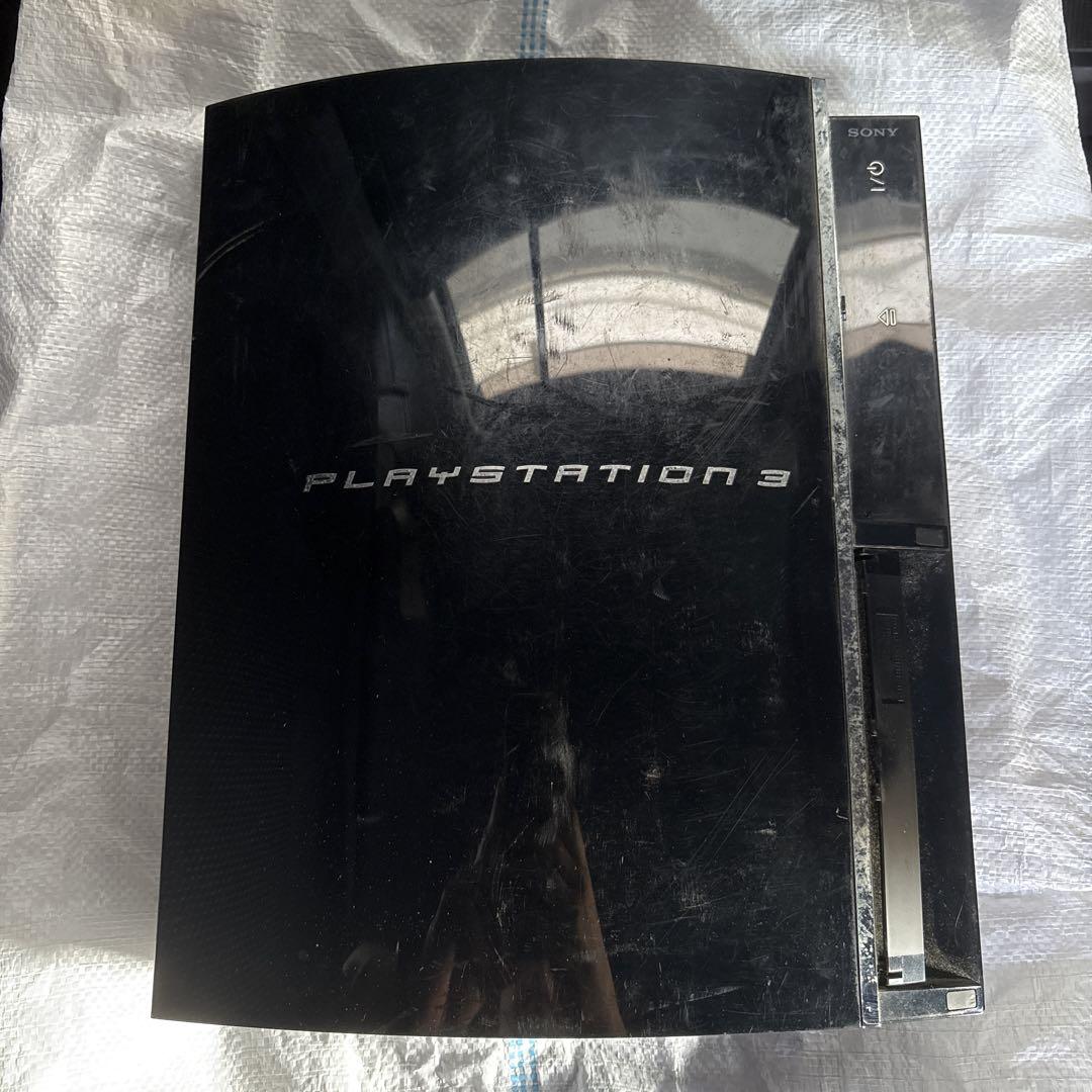 ジャンク PS3 クリアブラック 40GB 本体 ゲーム機 プレステ