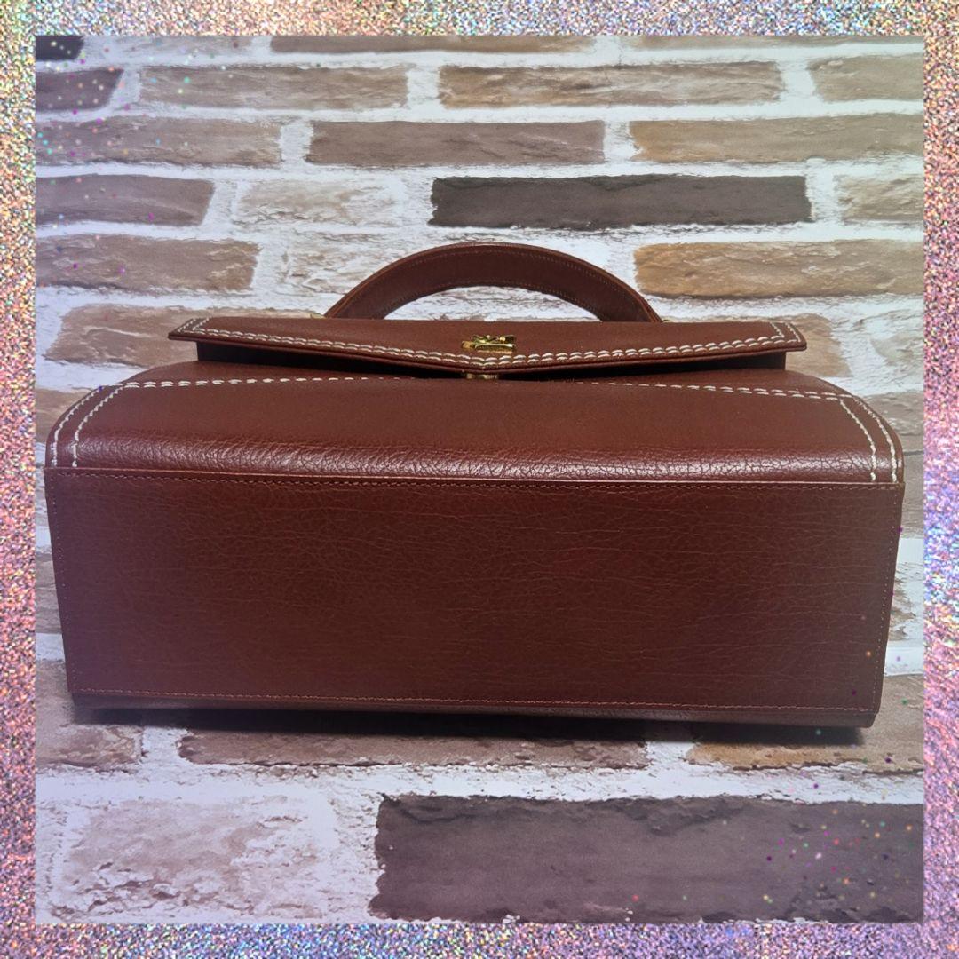 【新品】★未使用品★イヴサンローラン★YSL★レザー★ハンドバッグ★ブラウン★