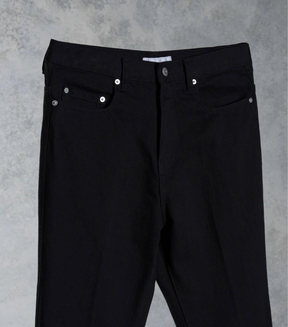 ADRER ウォッシャブルフレアデニムパンツ S ブラック 新品タグ付き