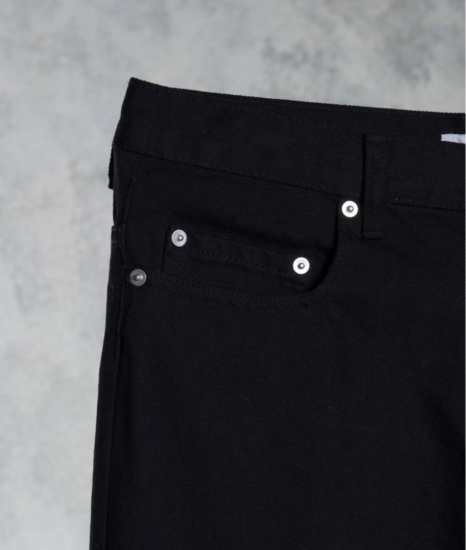 ADRER ウォッシャブルフレアデニムパンツ S ブラック 新品タグ付き