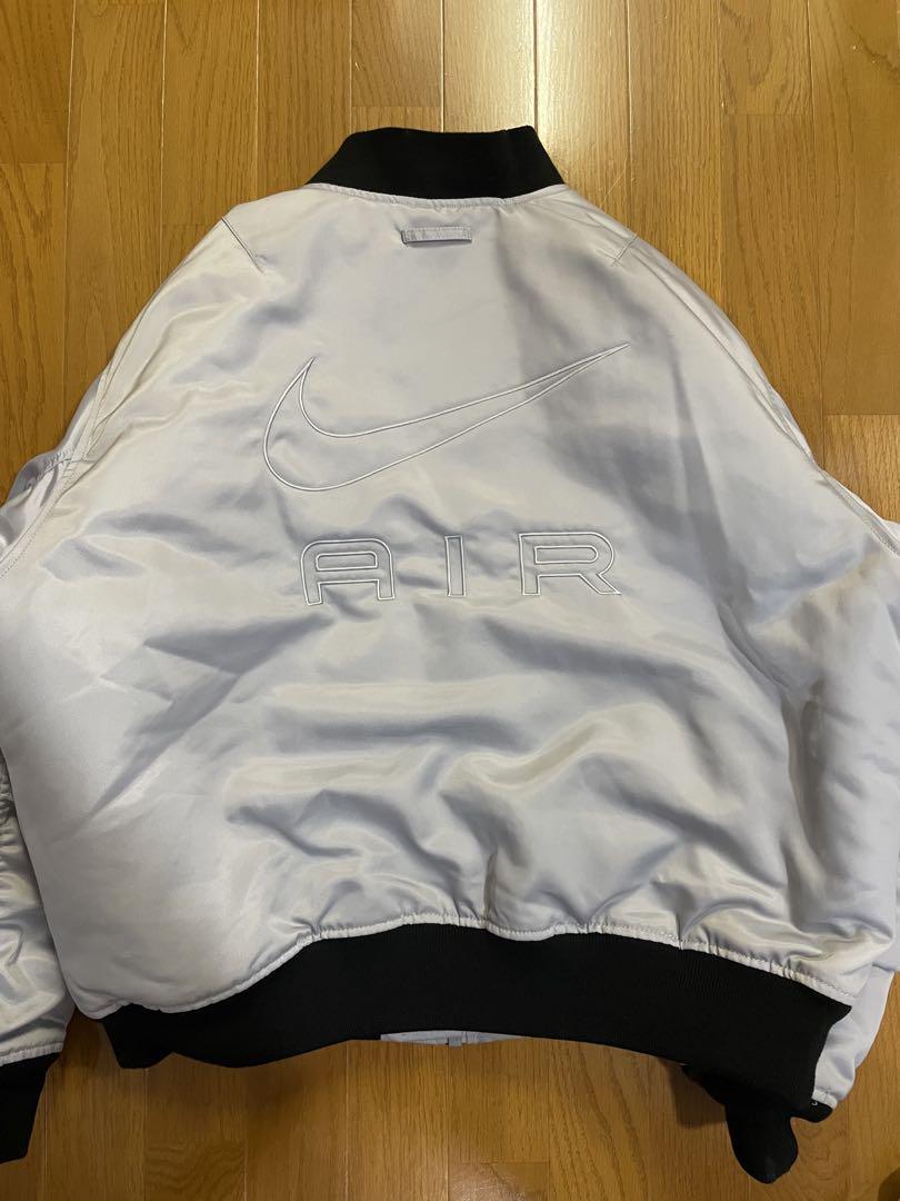 ナイキ　ボンバージャケット　XL グレー×ブラック