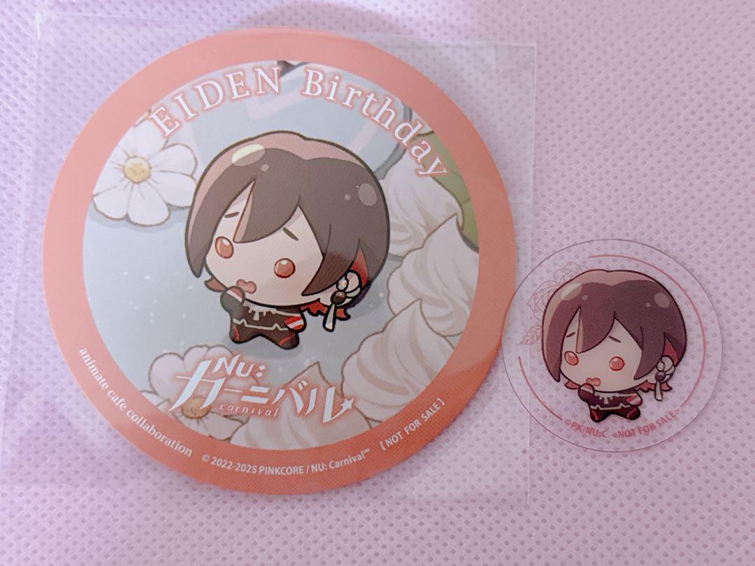 ぬカニ アニカフェ 特典  クリアカード　コースター　メッセージカード NUカーニバル アニメイトカフェ コースター 特典 ぬカニ 八雲