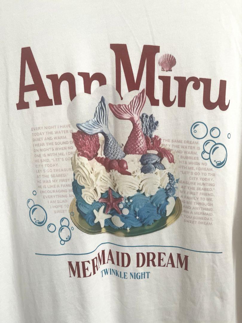 アンミル AnnMiru ビックTシャツ ミルと365日 お菓子作り・日常vlogチャンネル「ミルと365日」のミルが