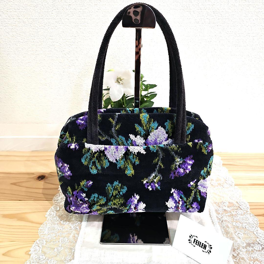 人気を誇る 新品・未使用】FEILER シャノン 花柄 ハンドバッグ バッグ