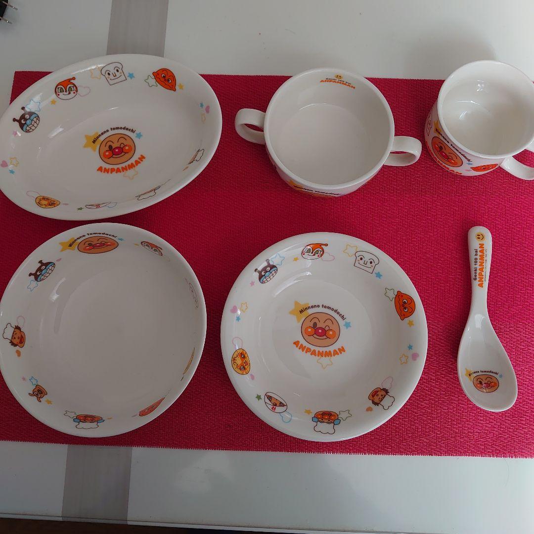 極美品 アンパンマン 食器 6点セット