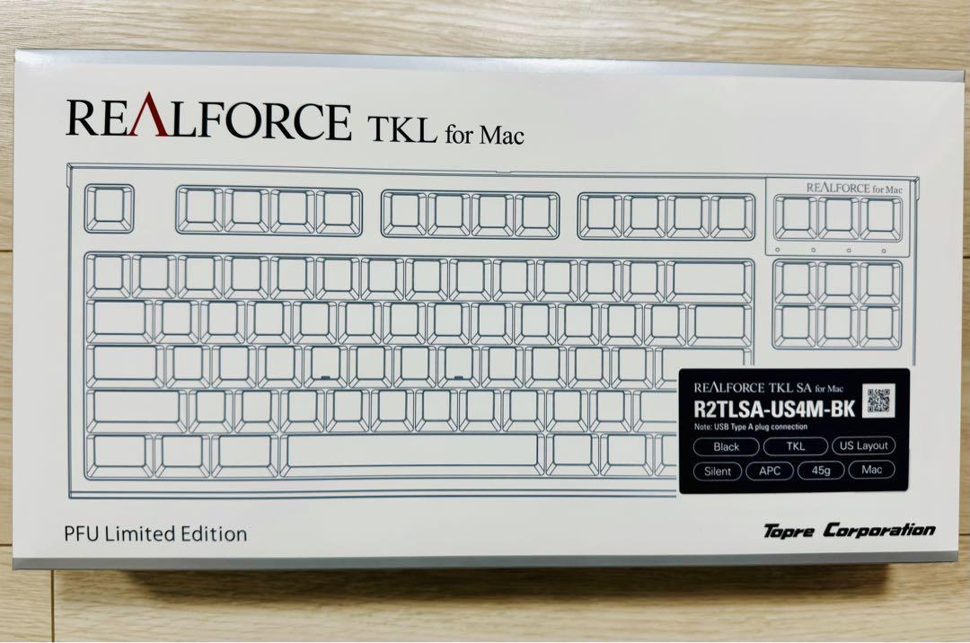 [未開封品]REALFORCE for Mac テンキーレス 英語配列 ブラックHHKBP