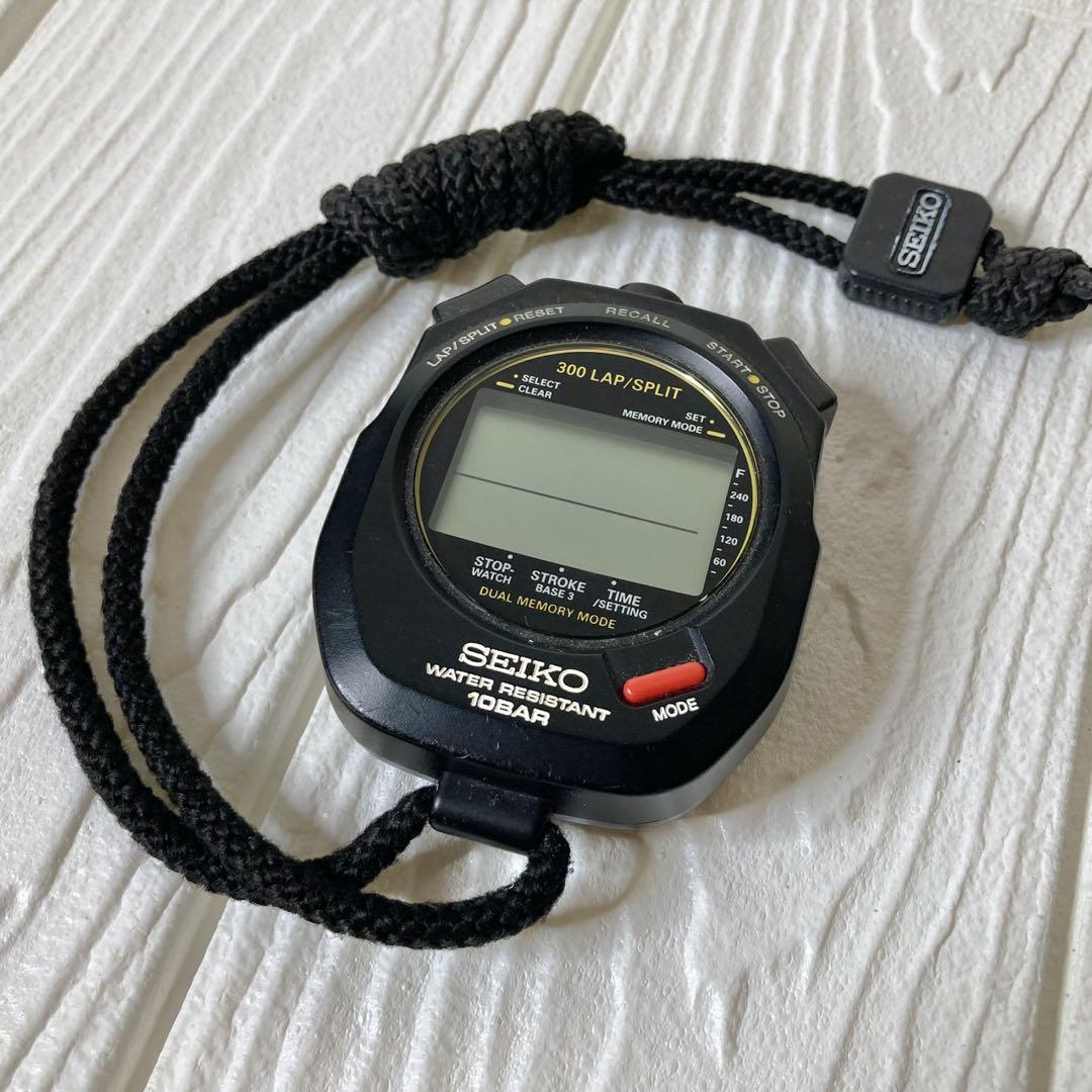 SEIKO ストップウォッチ　300LAP/SPLIT SEIKO ストップウォッチ 300 LAP/SPLIT 10BAR