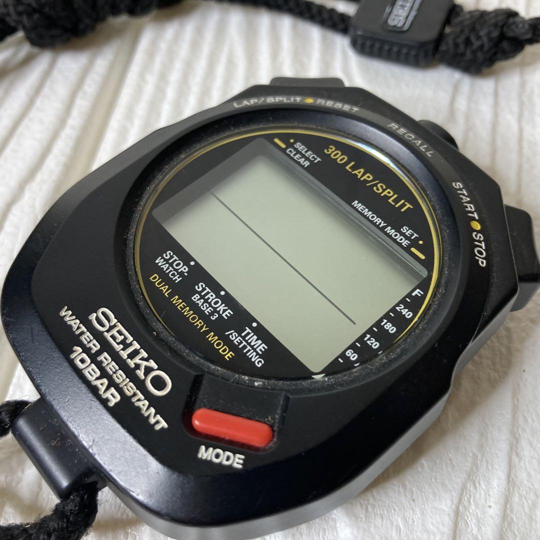 限定値下げ！SEIKO ストップウォッチ 300 LAP/SPLIT 10BAR SEIKO ストップウォッチ 300 LAP/SPLIT 10BAR