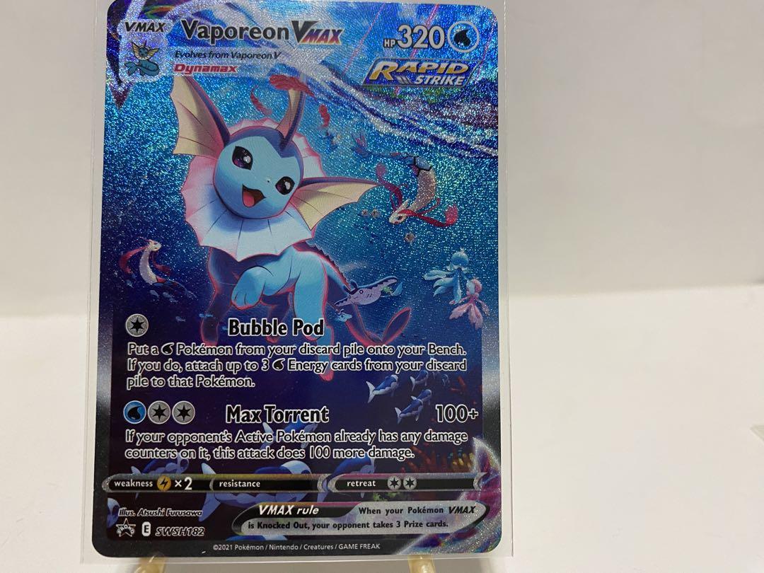 英語版　ポケモンカード　シャワーズV Vmax