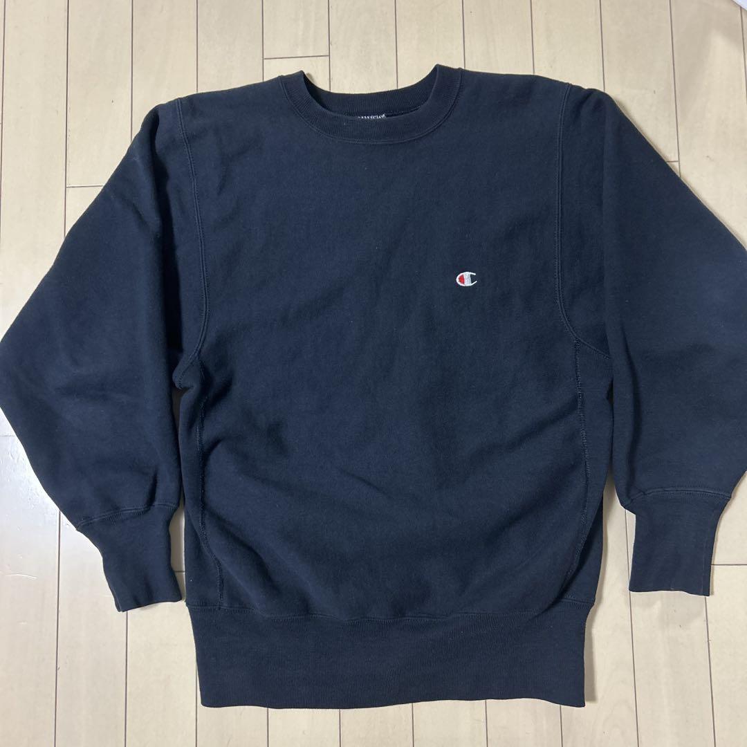美品Chamion 90s リバースブラック目あり