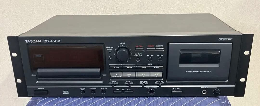 TASCAM CD-A500 CDプレーヤー カセットデッキ
