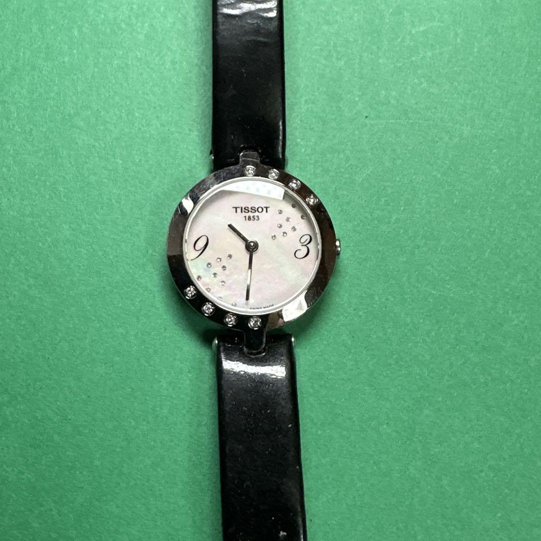 OH済み TISSOT 1853 パール文字盤クオッツ時計