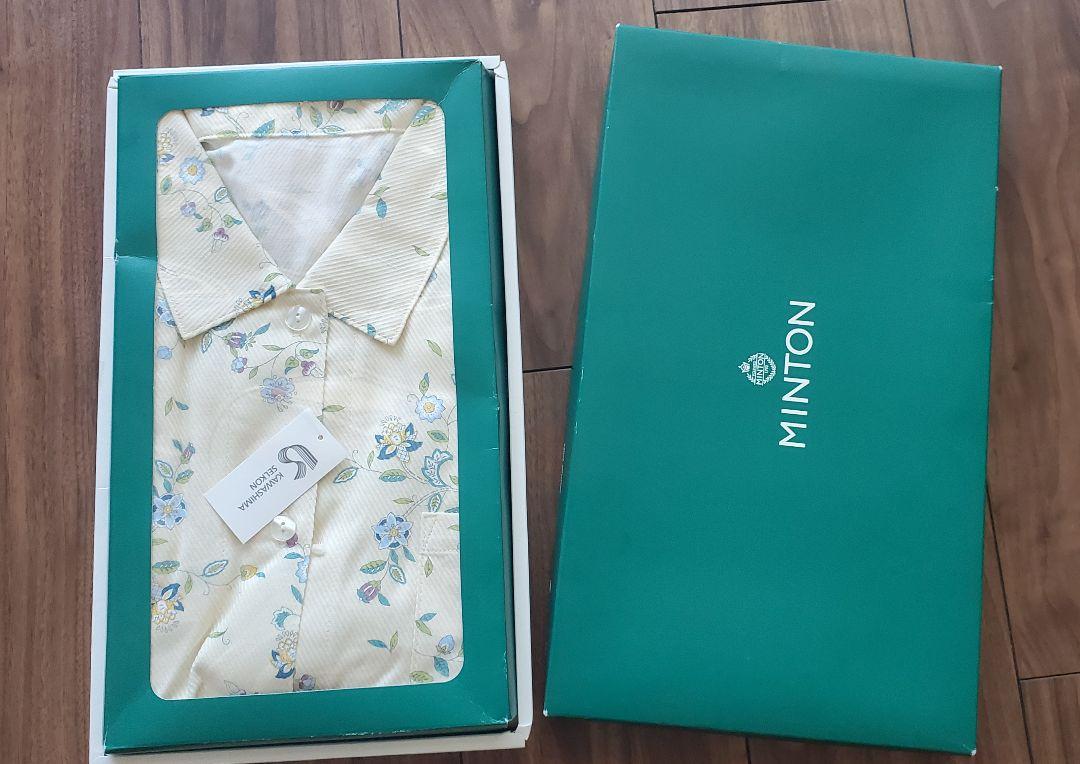 MINTON フラワープリント パジャマ M MINTON 花柄パジャマ Mサイズ クリーム色 - ルームウェア