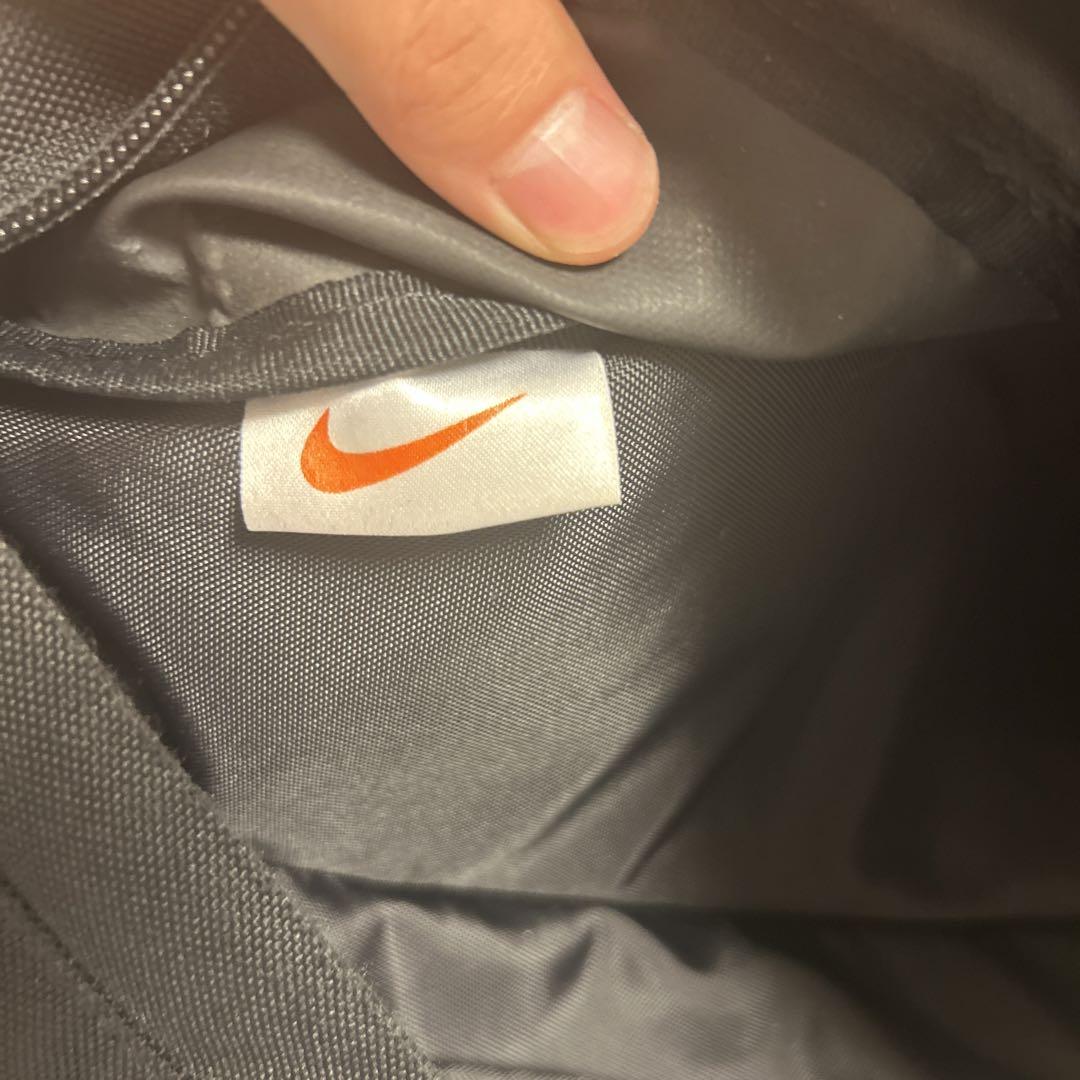 90s nike ショルダーバッグ 千鳥柄 白タグ 銀タグ オレンジ