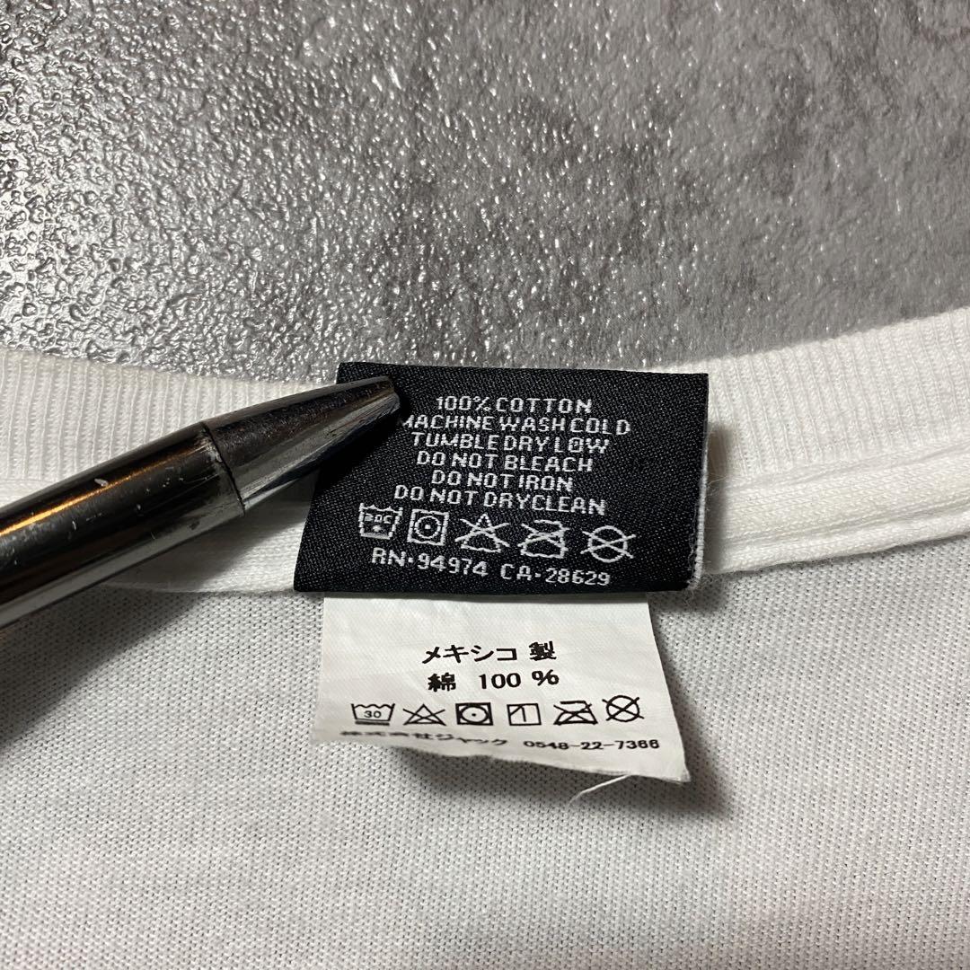 stussy ステューシーシャドーマンプリントロゴホワイト白Tシャツ