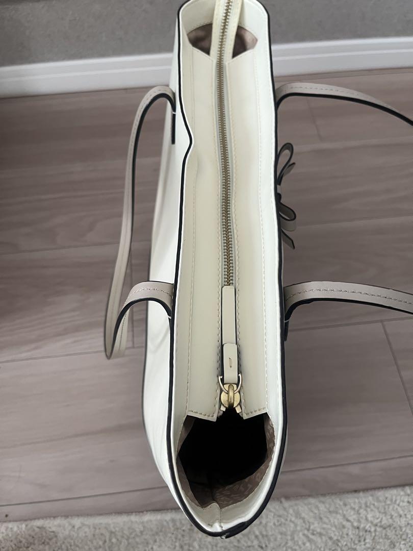 【花】kate spade リボン付きトートバッグ