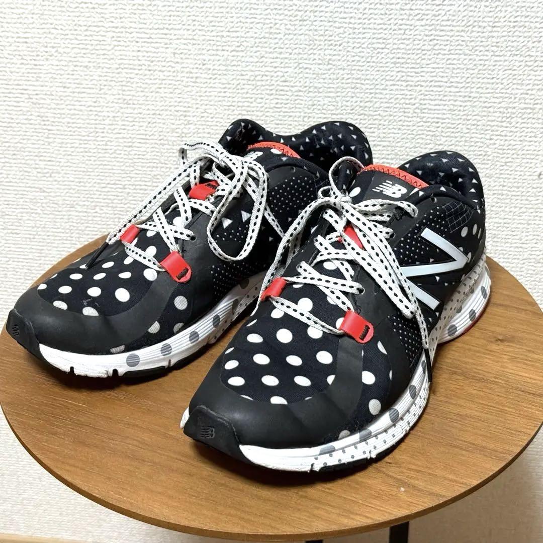Newblance フラボア コラボ 水玉 スニーカー ブラック 24 - メルカリ
