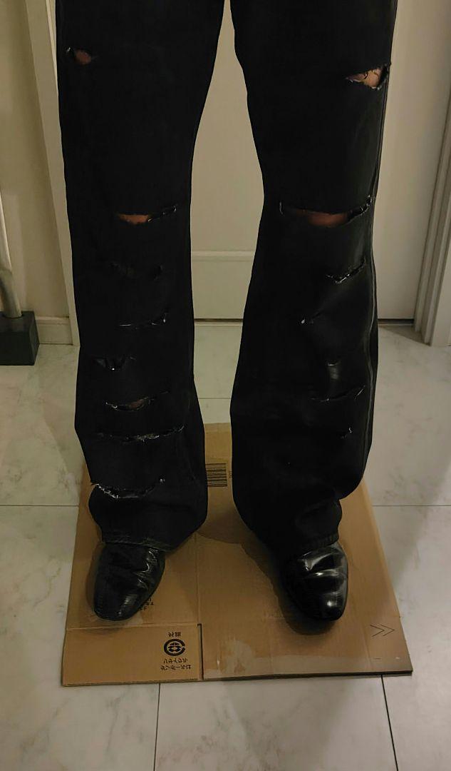 SOSHIOTSUKI 23AW フロントローライズデニムパンツ ソウシオオツキ