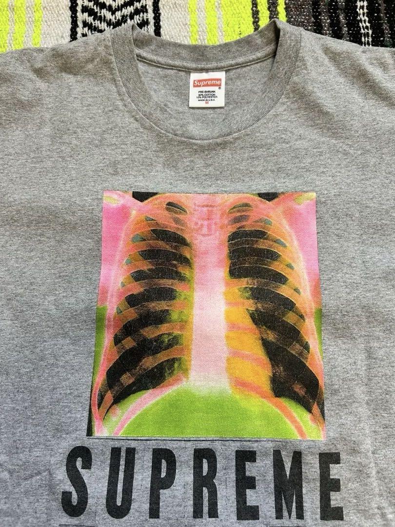 SUPREME グレー Tシャツ Mサイズ