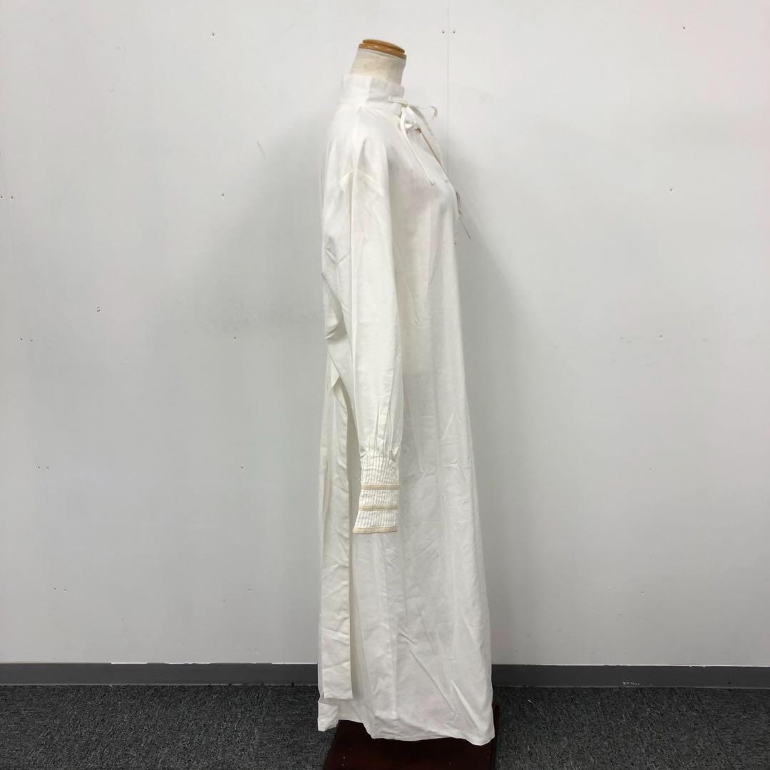 新品 未使用 W・M 2WAY リネン シャツ ワンピース ロング FREE