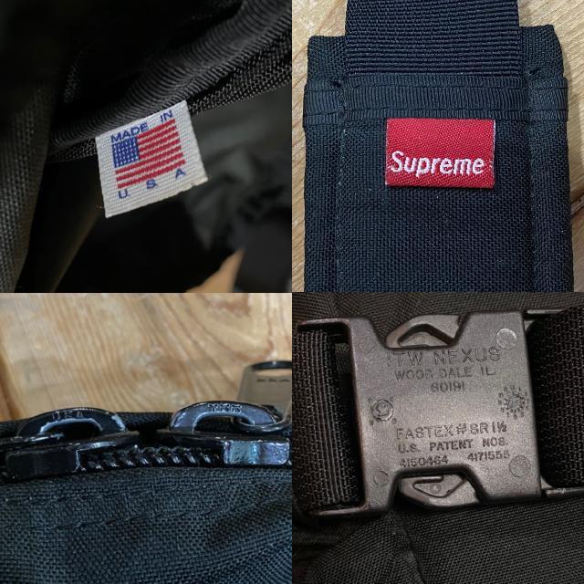 00s USA製 初期 Supreme レコードバッグ ショルダー ボックスロゴ