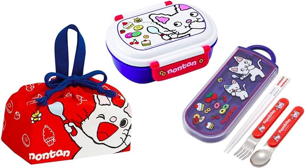 新品◆Skaterお弁当箱3点セット◆ノンタン／絵本お箸トリオセットお弁当袋子供